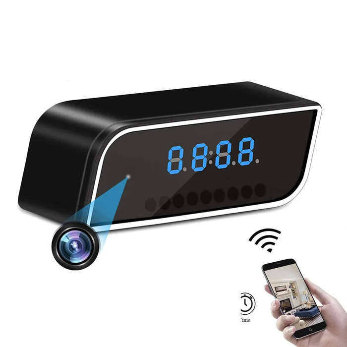 camara espia wifi con reloj