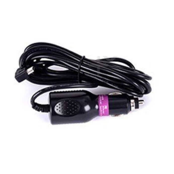 Cargador para dashcam morado