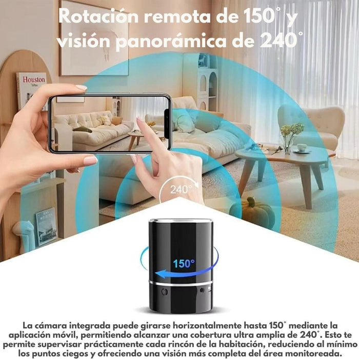 Mini cámara con señuelo de bocina bluetooth