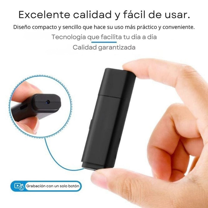 Mini Cámara de Vigilancia USB 1080P con Audio Integrado
