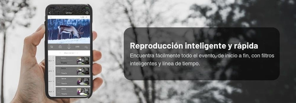Cámara Solar Inteligente 4G con Doble Lente y Audio Bidireccional (Gris)