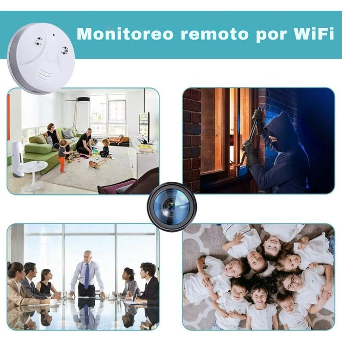 Mini cámara con señuelo de detector de humo - Wifi
