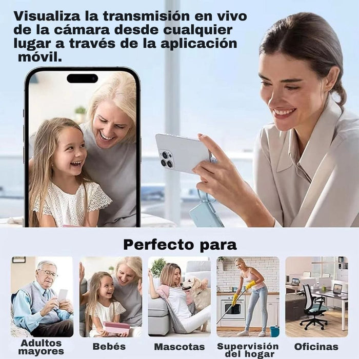 Mini cámara con señuelo de bocina bluetooth