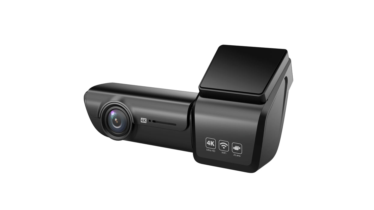 Cámara para Auto Doble 4K + 2K WiFi integrado y GPS F8