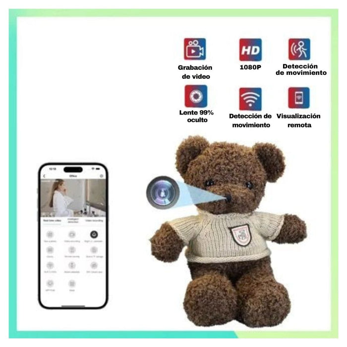 Mini cámara con señuelo de peluche - Wifi