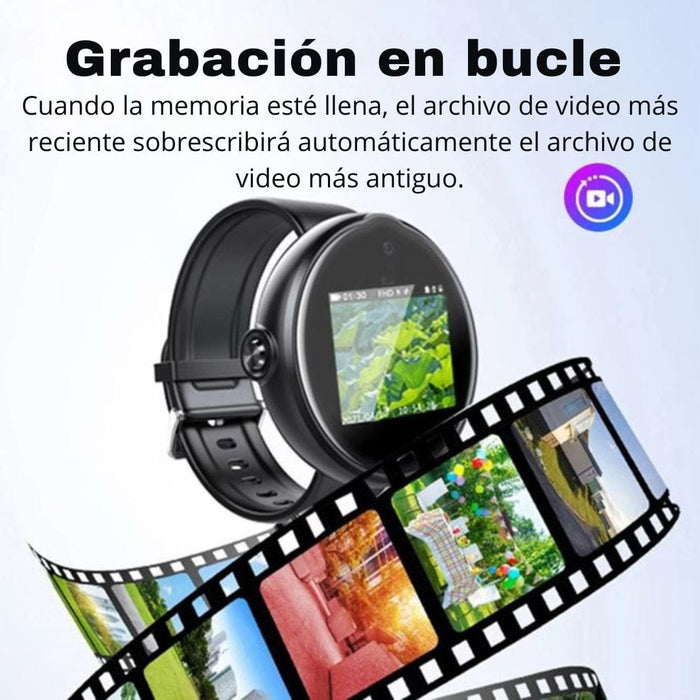 Mini Cámara con Señuelo de Reloj Inteligente