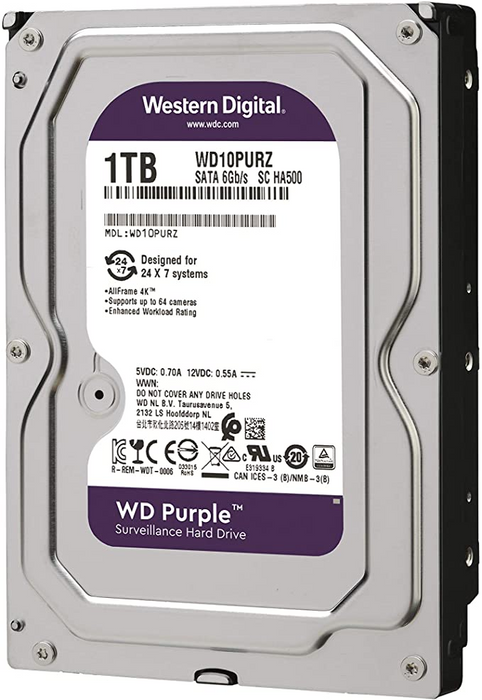Disco duro 1TB 5400rpm WD purple