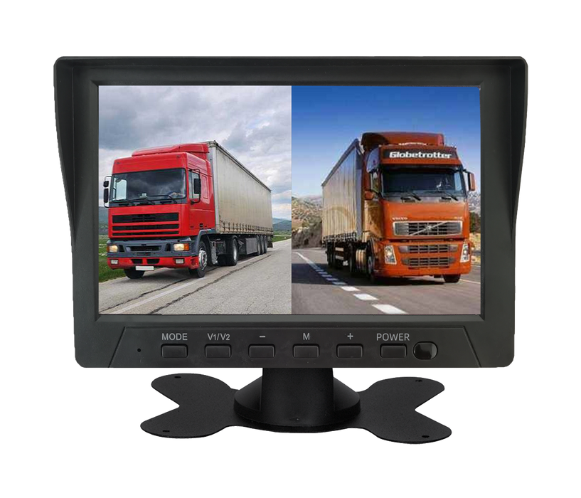 Monitor AHD 2CH 7" 1080p para camiones o buses